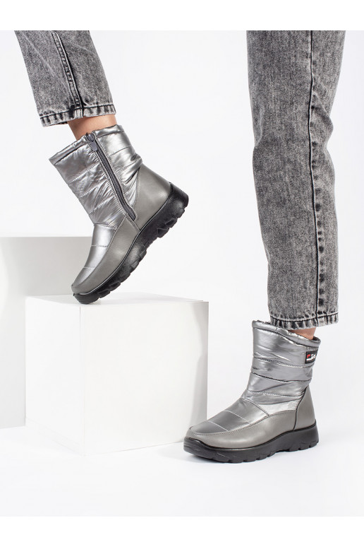 Šedé dámské sněhule