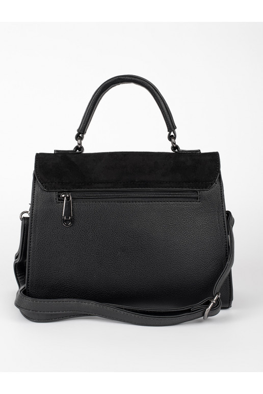 Černá elegantní kabelka listonoška