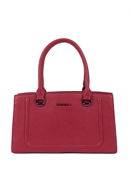 Červená klasická kabelka dámská s odpínaným řemínkem