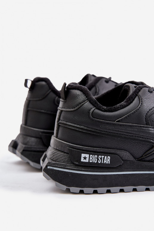 Zateplené pánské sneakers Big Star OO174675 HI-POLY SYSTEM Černé Zateplené pánské sneakers Big Star OO174675 HI-POLY SYSTEM Černé