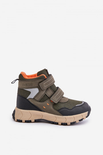 Zateplené Sněhové Boty Dětské Big Star OO374129 Khaki 2
