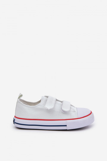 Dětské Tenisky Na Suchý Zipper Big Star OO374009 Bílé 2