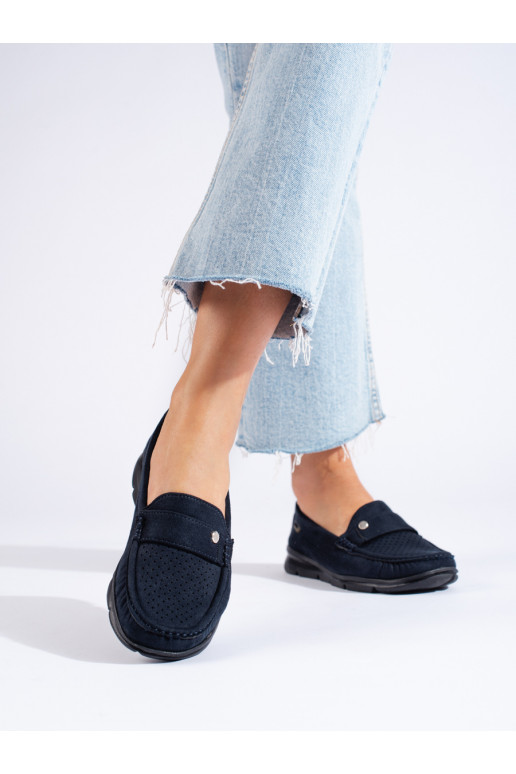 Mokasíny dámské Shelovet lehké tmavě modré