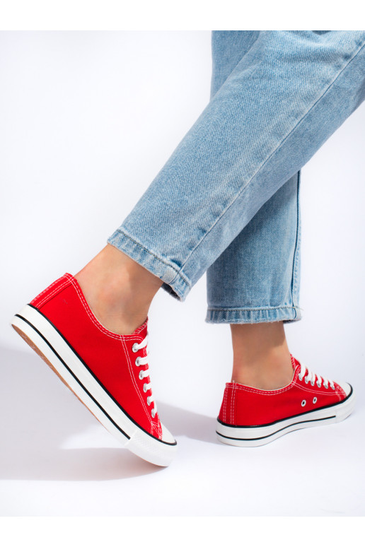 Klasické červené tenisky Shelovet