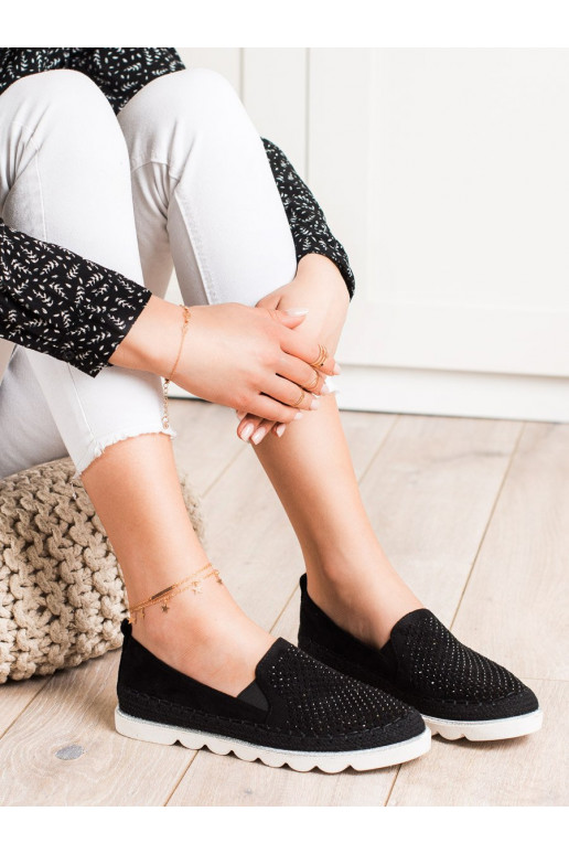 Ažurové slip ony s krystalky