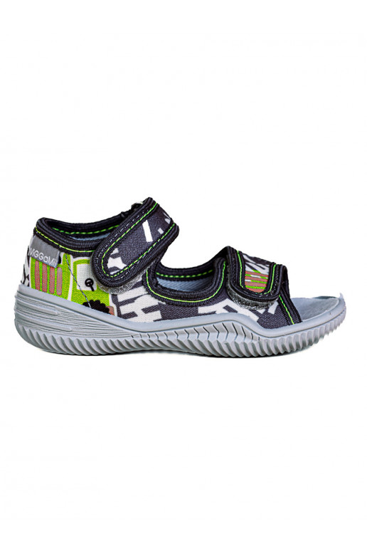 Pantofle chlapecké Viggami Ignaś s potiskem