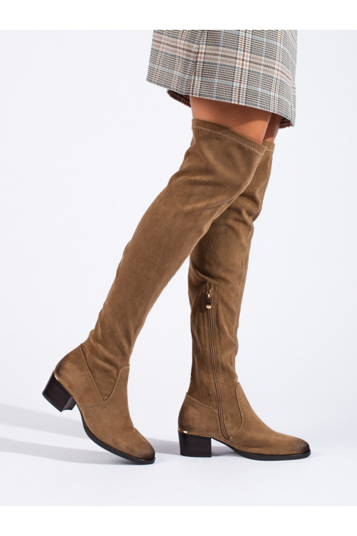 Dámské semišové mušketýrky Vinceza