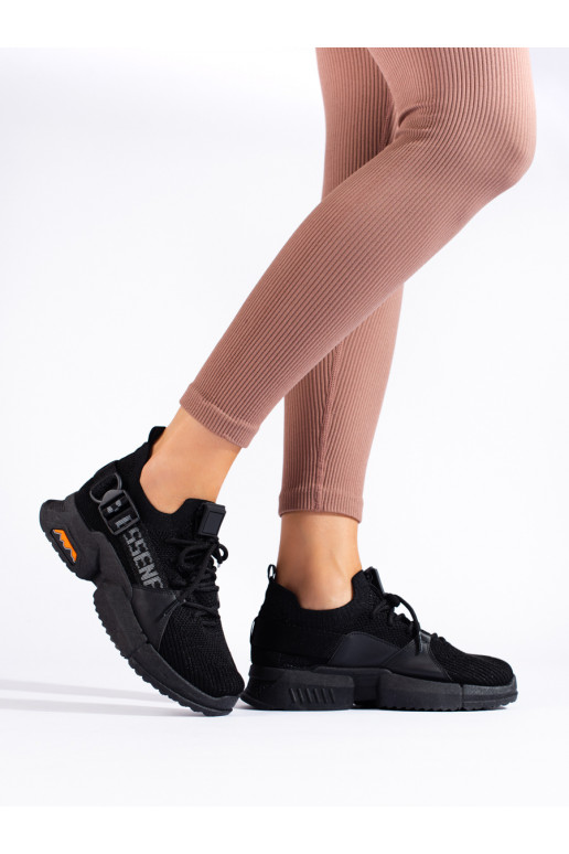 Dámské černé děrované sneakersy od Shelovet