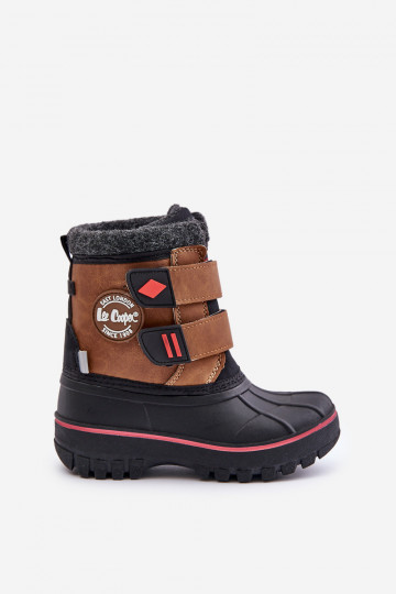 Dětské Sněhule Na Suchý Zip Lee Cooper LCJ-24-44-2864K Camel 2