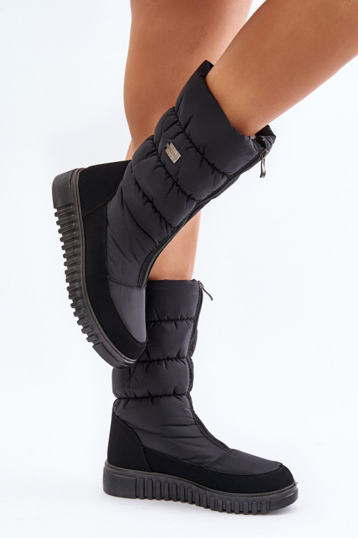 Dámské zateplené sněhule Progress PROGJ-22-136 Černé Dámské zateplené sněhule Progress PROGJ-22-136 Černé