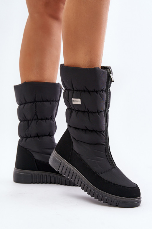 Dámské zateplené sněhule Progress PROGJ-22-136 Černé Dámské zateplené sněhule Progress PROGJ-22-136 Černé