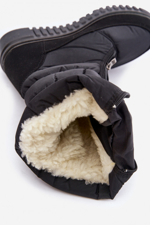 Dámské zateplené sněhule Progress PROGJ-22-136 Černé Dámské zateplené sněhule Progress PROGJ-22-136 Černé