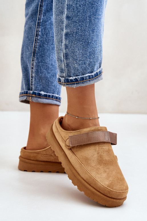 Moteriškos šlepetės pašiltintos su...