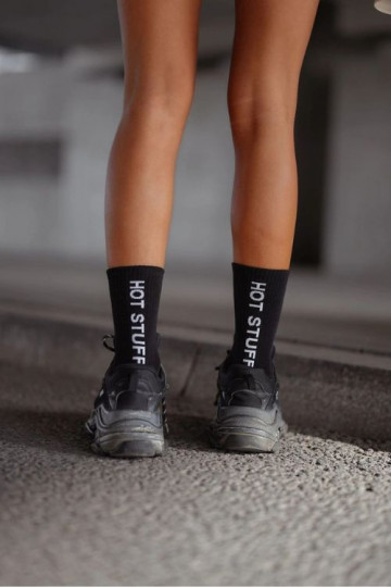 Bavlněné Dámské Ponožky HOT STUFF Černé