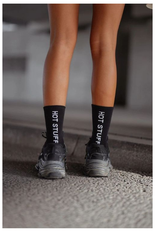 Bavlněné Dámské Ponožky HOT STUFF Černé