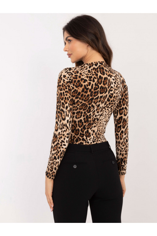 Halenka černo-béžová