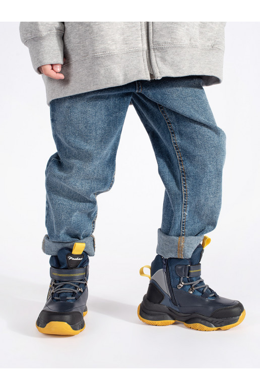 Vysoké chlapecké kotníkové boty