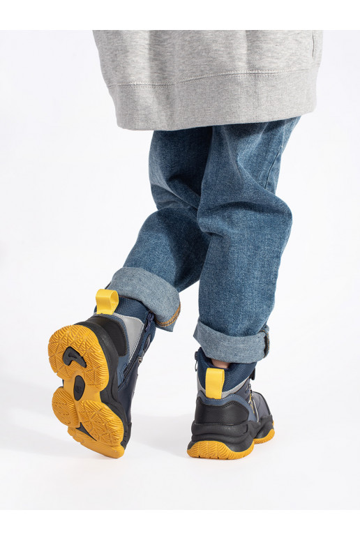 Vysoké chlapecké kotníkové boty