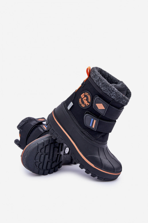 Dětské Sněhové Boty Na Suchý Zip Lee Cooper LCJ-24-44-2865K Černé Dětské Sněhové Boty Na Suchý Zip Lee Cooper LCJ-24-44-2865K Černé