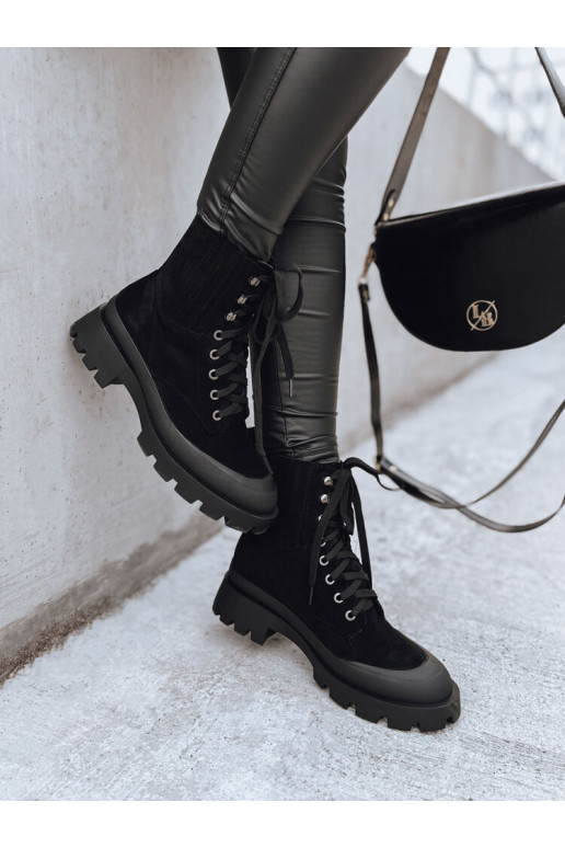 Botki damskie LOVED czarne Dstreet Botki damskie LOVED czarne Dstreet