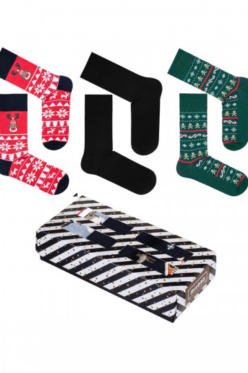Vánoční sada pánských ponožek 3-Pack 2