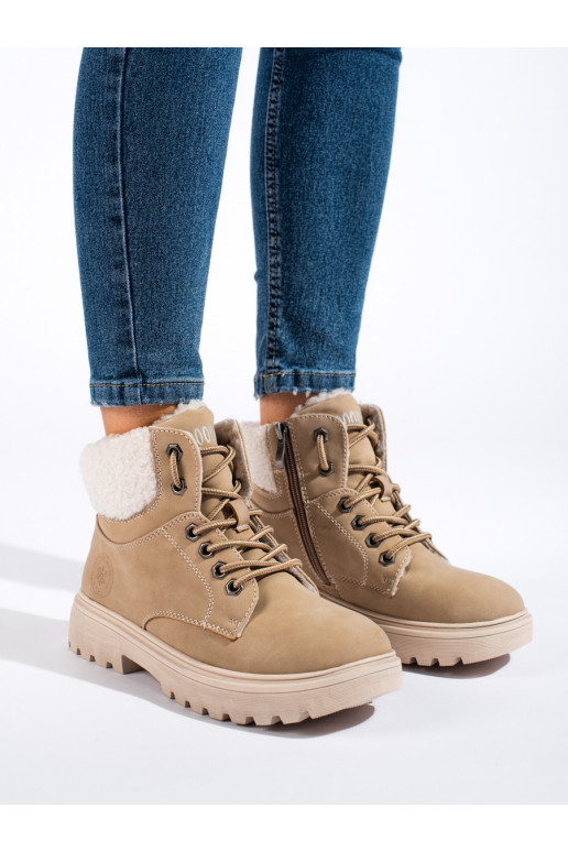 Stylové traperky z eko kůže