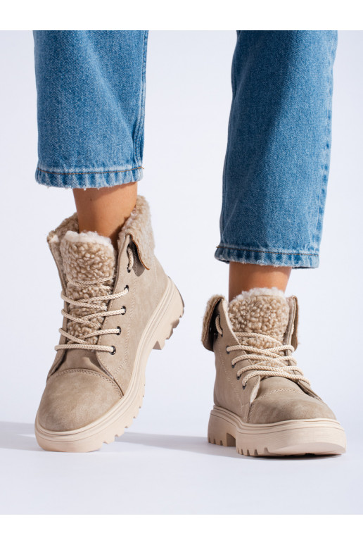 Dámské traperky s kožíškem