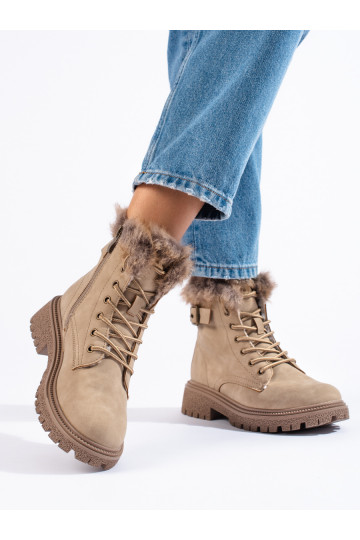 Traperky dámské s kožíškem 2