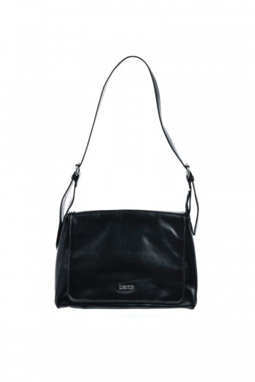 Kabelka Přes Rameno Se Zlatým Řetízkem Big Star OO574048 Černá 2