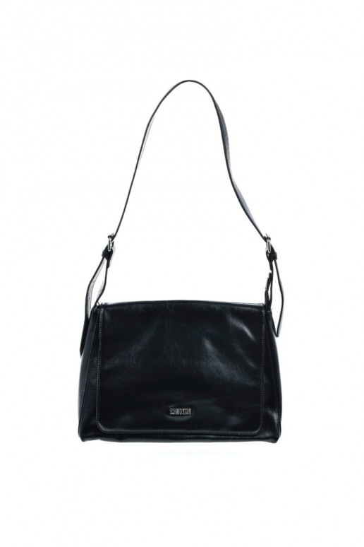 Kabelka Přes Rameno Se Zlatým Řetízkem Big Star OO574048 Černá Kabelka Přes Rameno Se Zlatým Řetízkem Big Star OO574048 Černá