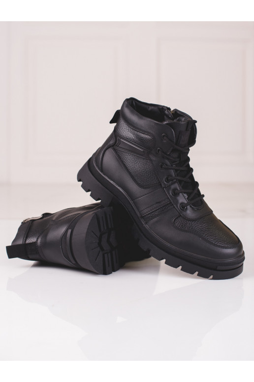 Pánské zimní boty zateplené kožíškem