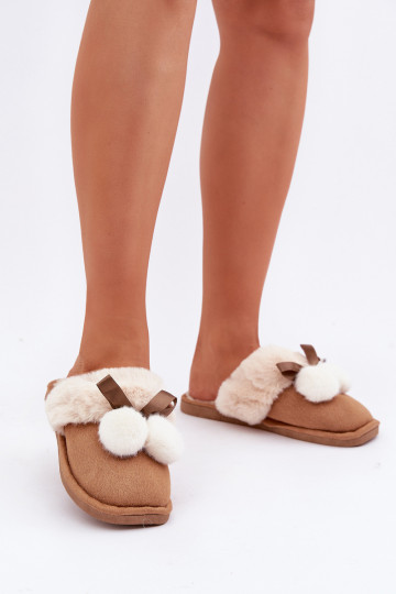 Dámské Pantofle S Kožíškem Camel Nartani 2