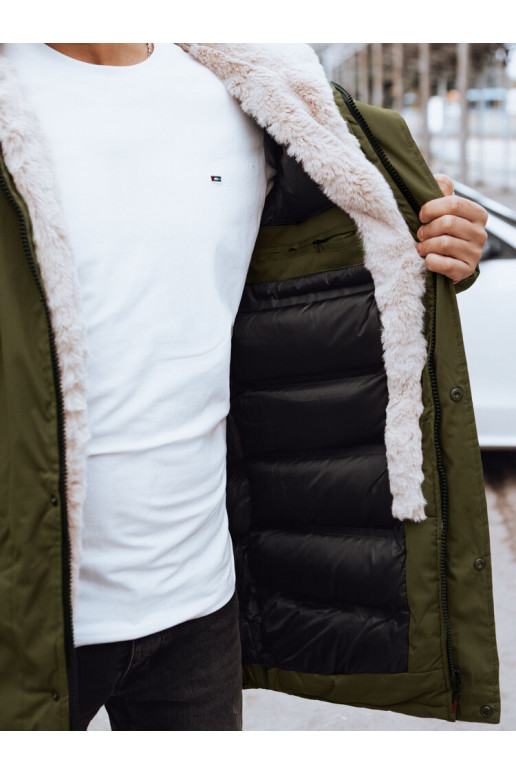 Pánská zimní bunda Barva zelená DSTREET