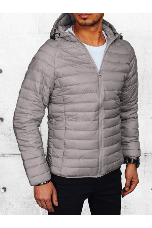 Pánská prošívané bunda Barva světle...