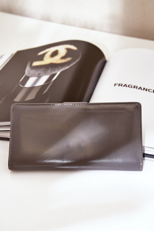 Dámská Peněženka Z Eko Kůže Šedá Kalinessa