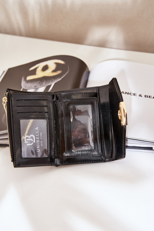 Lakovaný Dámský Peněženka Černý Rahner