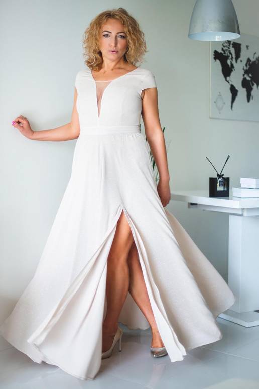 Ilga suknelė modelis 132934 Jersa   Ilga suknelė modelis 132934 Jersa