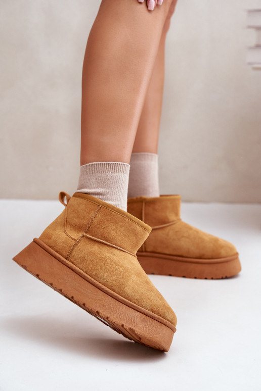 Žemi sniego batai su platforma...