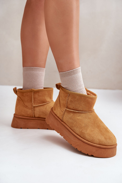 Žemi sniego batai su platforma...