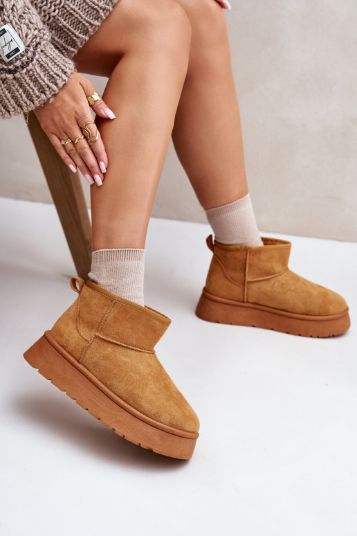 Žemi sniego batai su platforma...