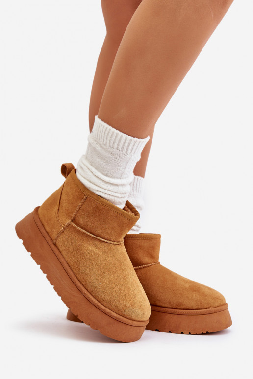 Žemi sniego batai su platforma...