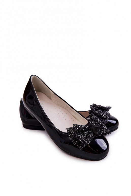 Bateliai su kaspinais juodos spalvos...