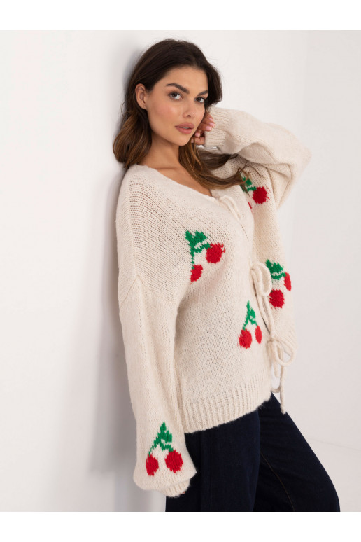 Svetr světle béžový