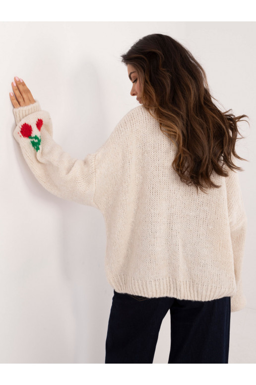 Svetr světle béžový