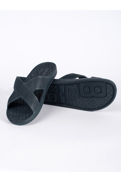 Tmavě modré pánské žabky na bazén