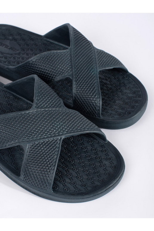 Tmavě modré pánské žabky na bazén