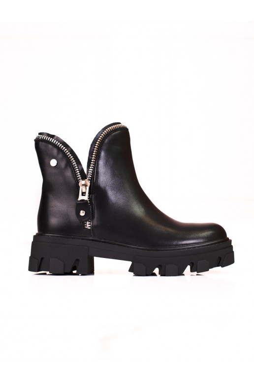 Dámské kozačky na silné platformě