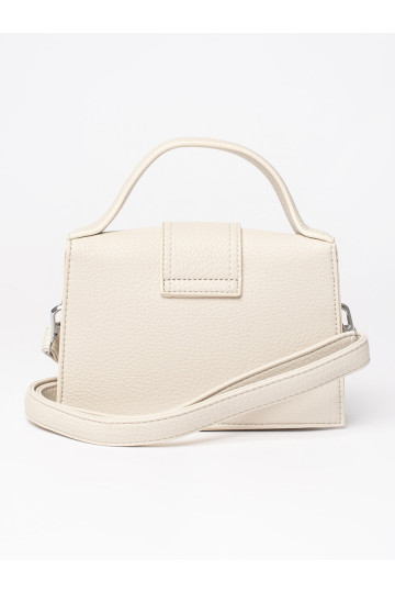 Světle béžová malá kabelka s uchem