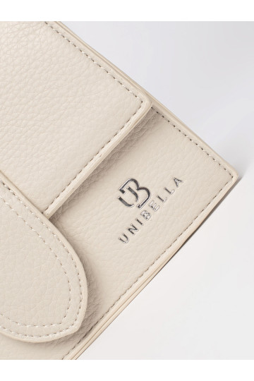 Světle béžová malá kabelka s uchem 2