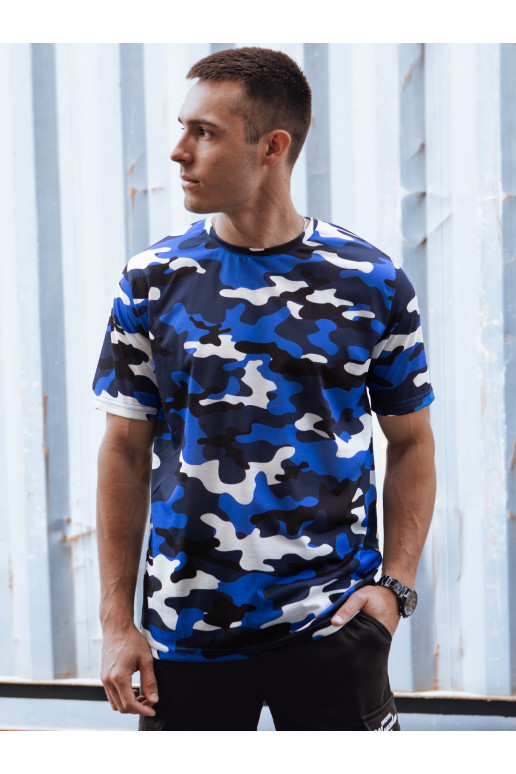 Koszulka moro męska niebieska Dstreet Koszulka moro męska niebieska Dstreet